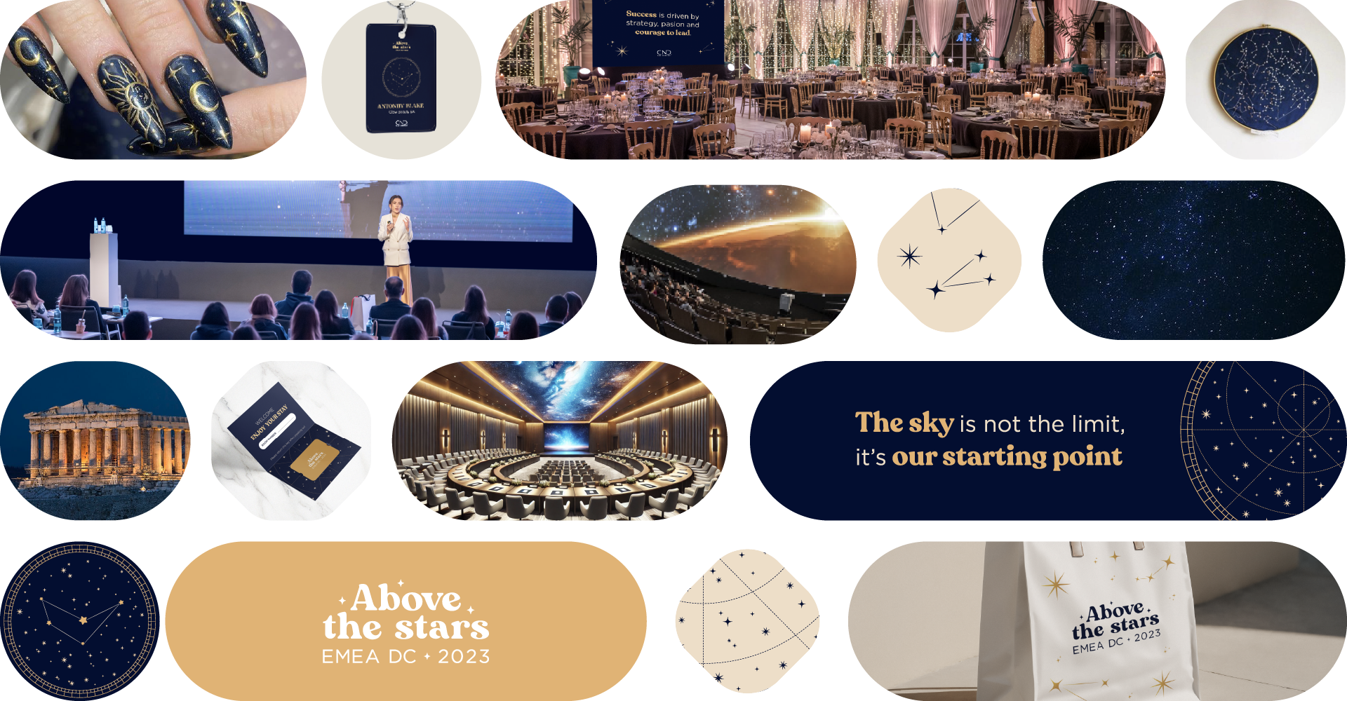 Above the stars moodboard